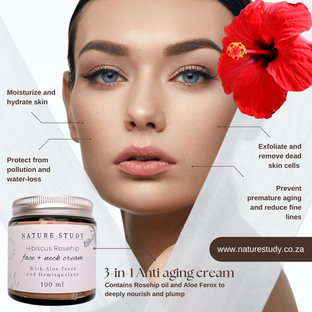 Hibiscus Rosehip Face and Neck Cream (100ml)