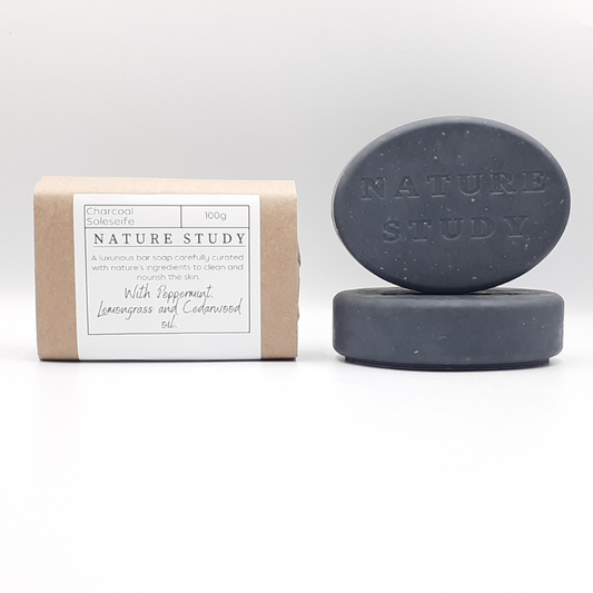 Charcoal Soleseife Bar (Approx. 80g)