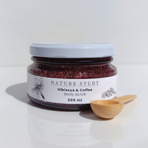 natural Hibiscus and Coffee body scrub